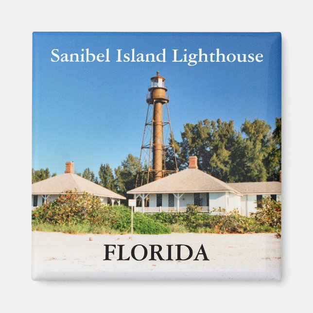 Sanibel Island Lighthouse, Florida Magnet (Vorne)