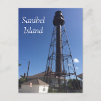 Sanibel Island Lighthouse Postkarte