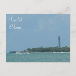 Sanibel Lighthouse Beach Postkarte