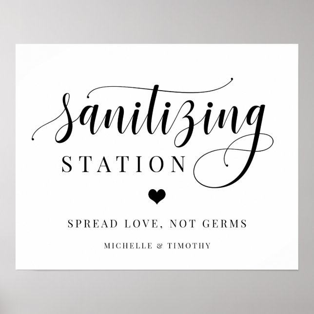 Sanierungsstation verbreitet Liebe nicht von Germs Poster (Vorne)