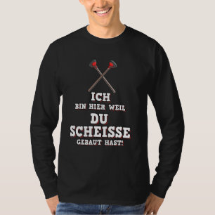 Sanitäre Abfälle Wasserspender Klempner T-Shirt