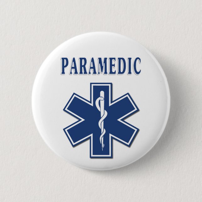 Sanitäter EMS-Knopf Button (Vorderseite)