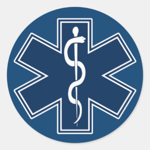 Sanitäter EMT EMS Runder Aufkleber