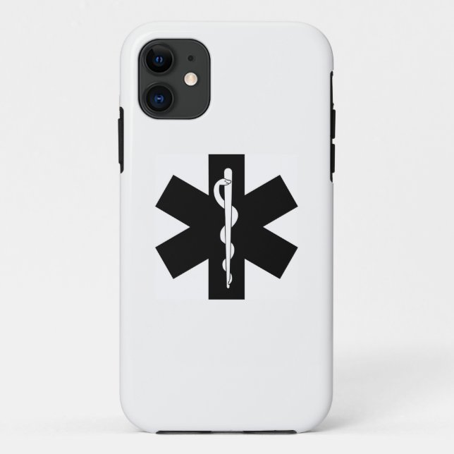 Sanitäter-Stern EMS EMT Case-Mate iPhone Hülle (Rückseite)