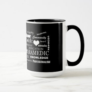 Sanitäter-Stolz-Weißes Herz/Text-Entwurf Tasse