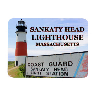 Sankaty Head Leuchtturm, Nantucket MA Flex Magnet