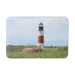 Sankaty Head Lighthouse, Nantucket MA Bath Mat Badematte