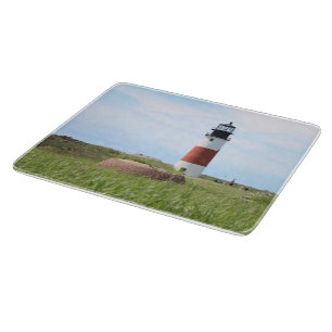 Sankaty Head Lighthouse Nantucket MA Cutting Board Schneidebrett