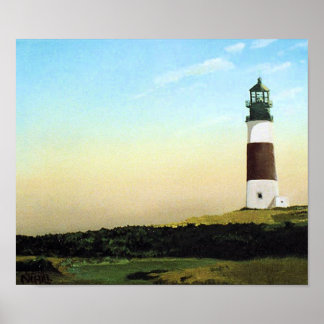 Sankaty Head Nantucket Lighthouse Kunstdrucken Poster