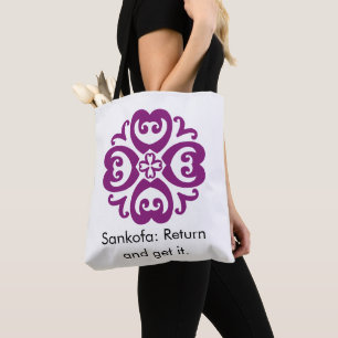 Sankofa Adinkra Mandala - Afrikanisches Erbe Tasche