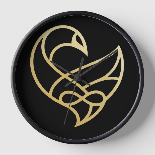 Sankofa Ascension  Sankofa  Bird Wall Uhr (Vorderseite)