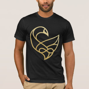 Sankofa Aufstieg Sankofa Vogel T-Shirt