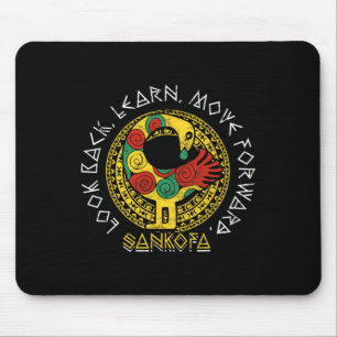 Sankofa Black History Monte Adinkra Ghana Mousepad