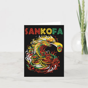 Sankofa Juneteenth Ghana Sankofa Symbol Adinkra Karte