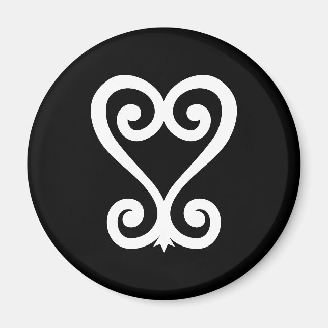Sankofa | Return and get it - Adinkra Symbol Magnet (Vorne)