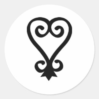 Sankofa Round Sticker