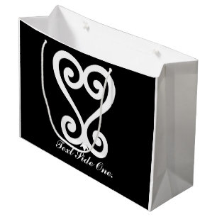 Sankofa Rückkehr und erhält ihm - Adinkra Symb Große Geschenktüte