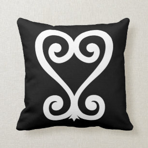Sankofa   Rückkehr und erhält ihm - Adinkra Symb Kissen