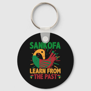 Sankofa-Symbol und Adinkra Ghana für die Schwarze Schlüsselanhänger