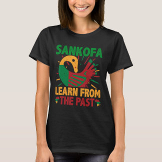 Sankofa-Symbol und Adinkra Ghana für Schwarze Gesc T-Shirt