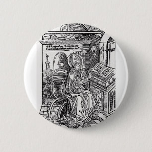 Sankt Ambrosius von Mailand Button
