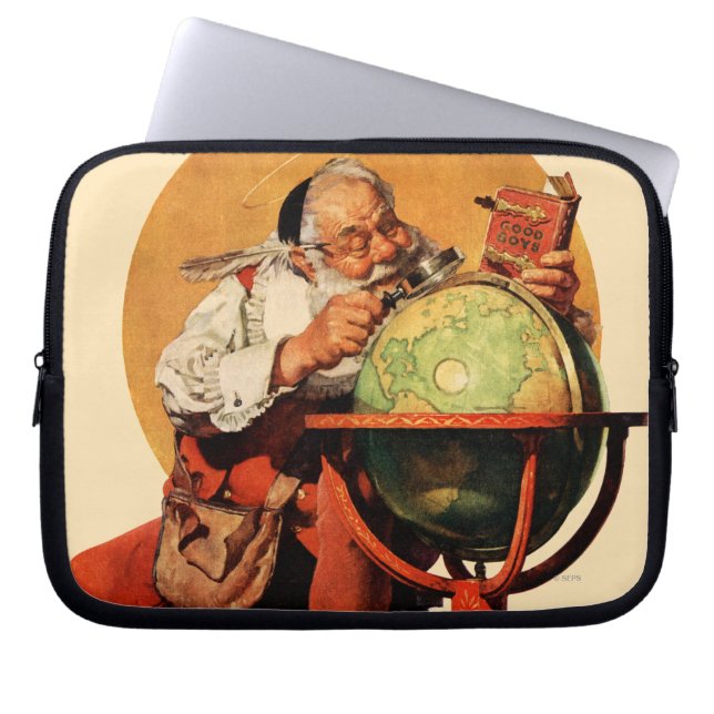 Sankt an der Kugel Laptopschutzhülle (Vorderseite)