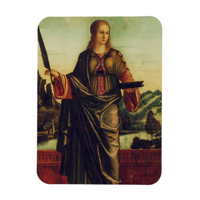 Sankt Anastasia von Rom Magnet (Vertikal)