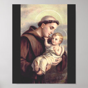 Sankt Antonius von Padua Poster