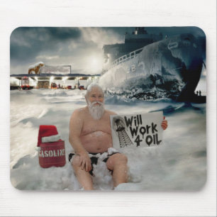 Sankt arbeitet für Öl Mousepad