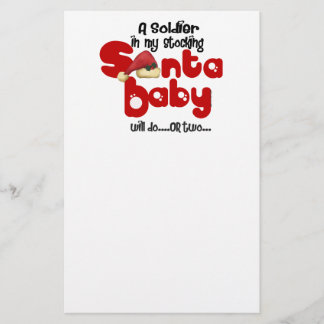 SANKT-BABY, das ein Soldat tut Briefpapier