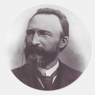 Sankt Bartolo Longo Apostel des Rosenkranzes Runder Aufkleber