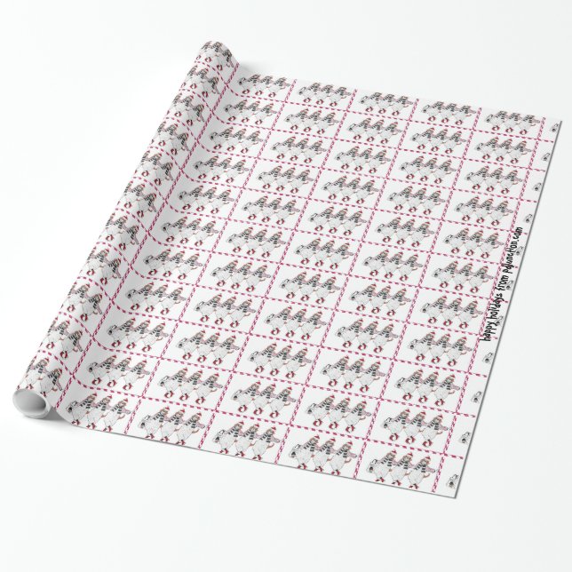 Sankt-Beagle-Verpackungs-Papier Geschenkpapier (Ungerollt)