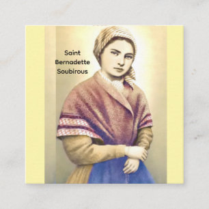 Sankt Bernadette Soubirous Begleitkarte
