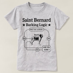 Sankt-Bernhard-Bell-Logik Lustig Hundebesitzer Coo T-Shirt