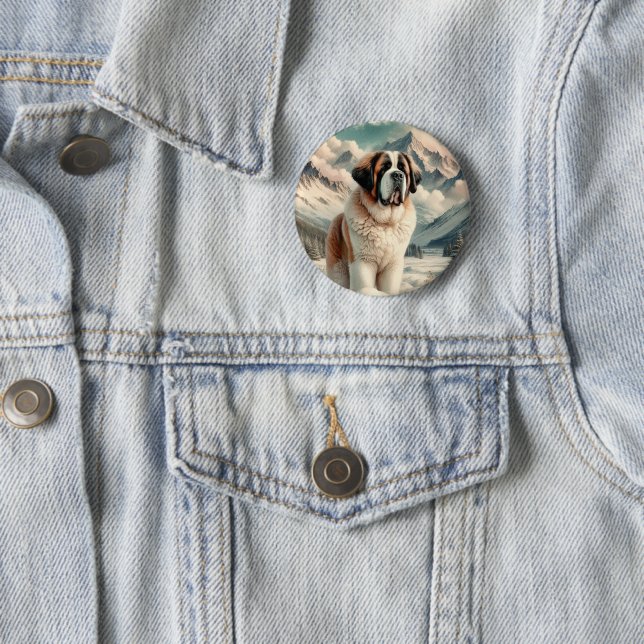 Sankt Bernhard Button (Beispiel)