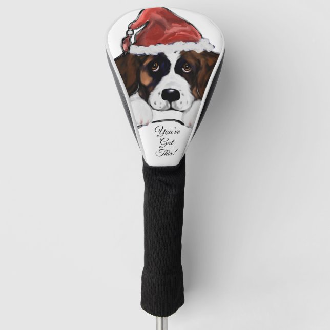Sankt Bernhard Golf Headcover (Vorderseite)