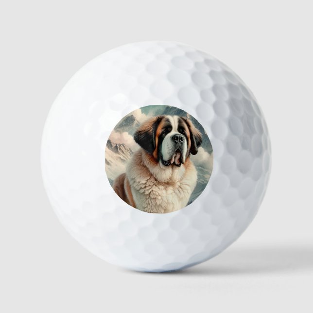 Sankt Bernhard Golfball (Vorderseite)