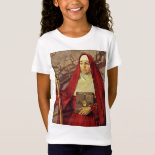Sankt Brigida von Kildare keltische Flamme Sakrale T-Shirt