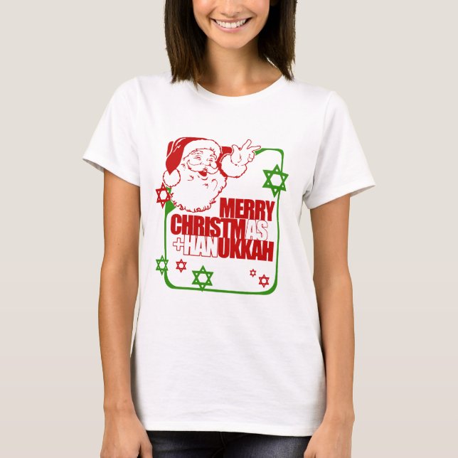 Sankt Christmukkah T-Shirt (Vorderseite)