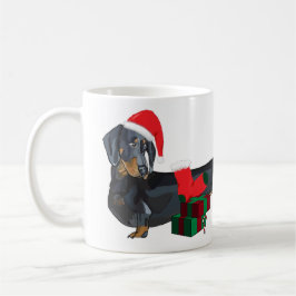 Sankt-Dackel auf Weihnachten Kaffeetasse