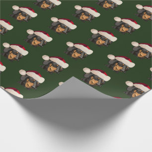 Sankt-Dackel-Weihnachten Geschenkpapier