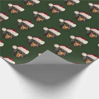 Sankt-Dackel-Weihnachten Geschenkpapier