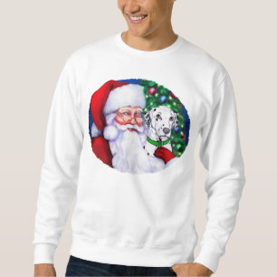 Sankt Dalmatiner am Weihnachten Sweatshirt