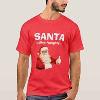 Sankt definieren T-Shirt der frechen lustigen