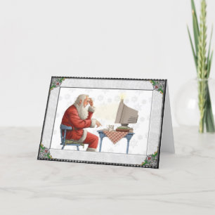 Sankt des 21. Jahrhunderts Feiertagskarte