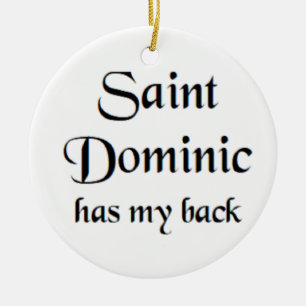 Sankt Dominik Keramik Ornament