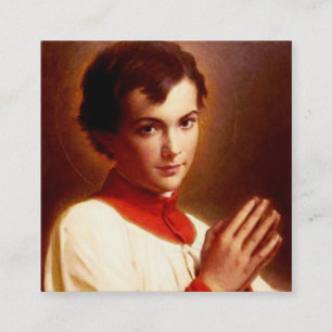 Sankt Dominikus Savio Quadratische Visitenkarte