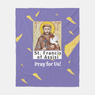 Sankt Franziskus von Assisi Fleecedecke