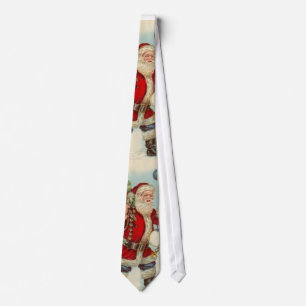 Sankt frohe Weihnachten Krawatte
