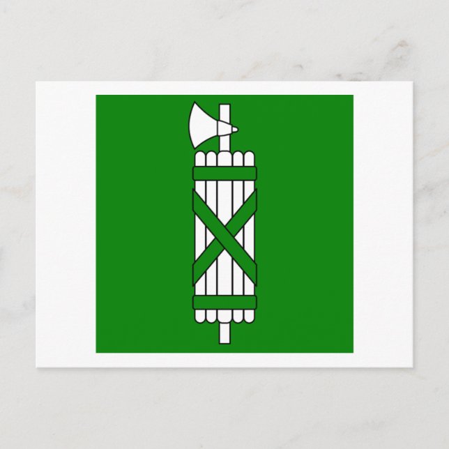 Sankt Gallen Flag Postkarte (Vorderseite)